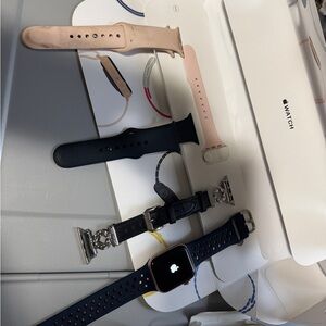 Apple Watch Bands Collection - Black and Pink